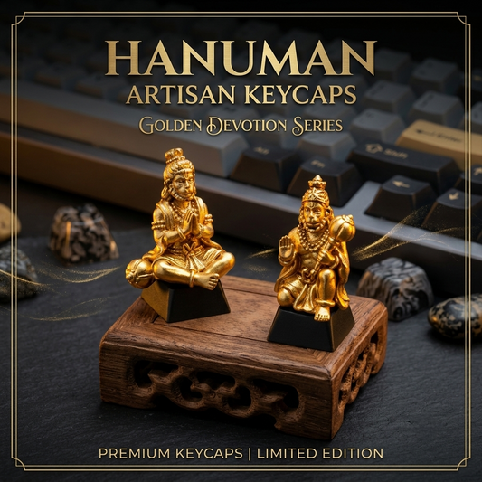Hanuman Golden Artisan Keycaps