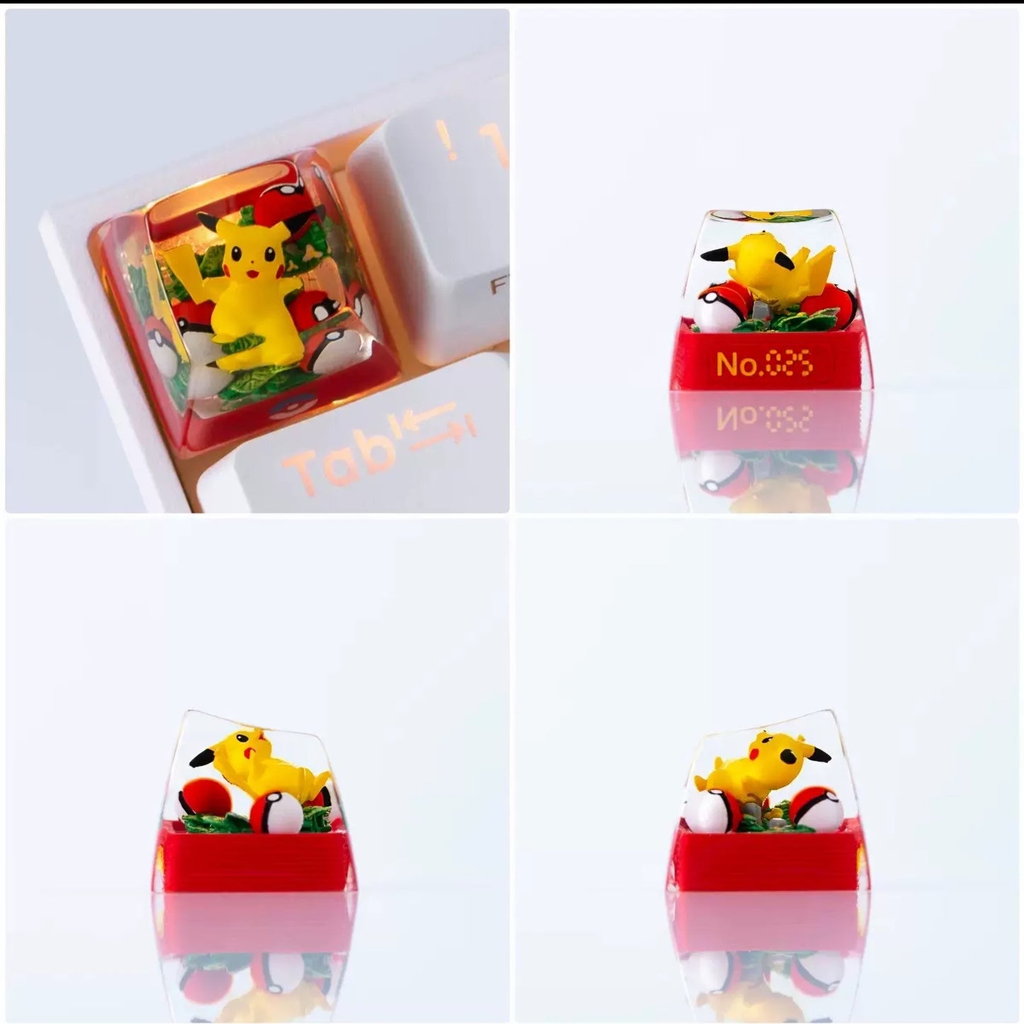 (CLEARANCE ) Pokemon High Quality Resin Artisan Keycaps 1u