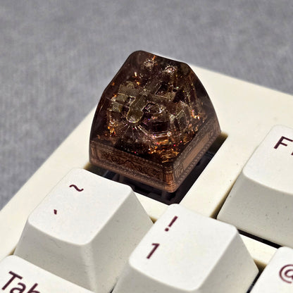 Ancient Egypt Temples Resin Handmade Artisan Keycap 1u