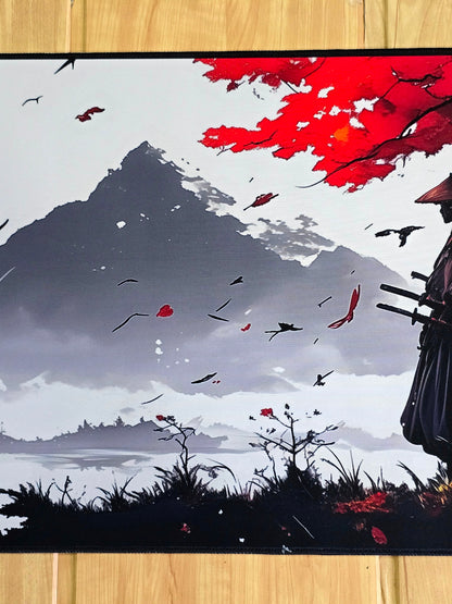 Samurai Warrior Cherry Blossom Smooth XXL Deskmat