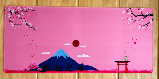 Cherry Blossom Mount Fuji Super-Smooth Speed Edition Deskmat 900x400x4mm