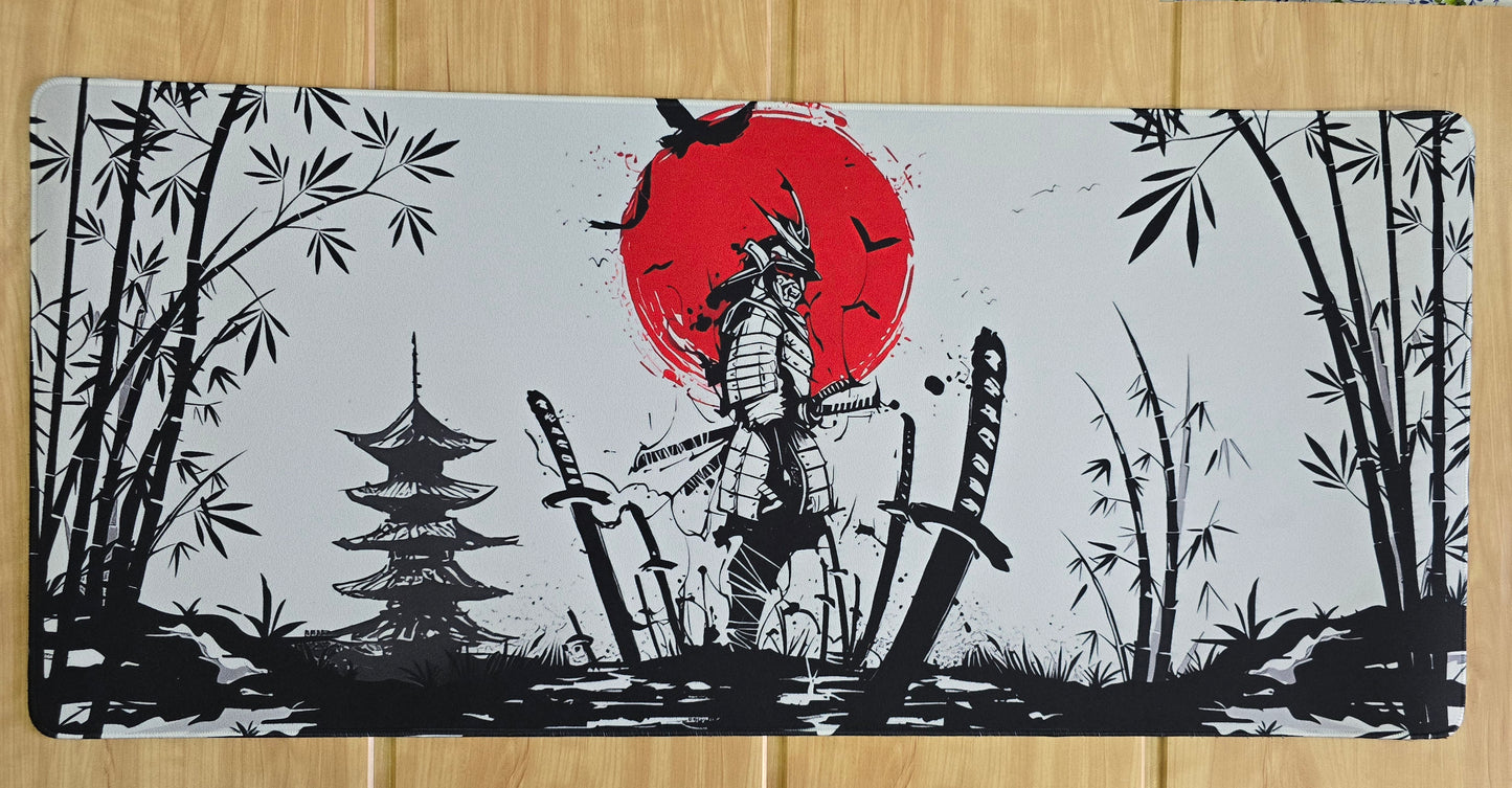 Bushido Under Red Moon Premium Control Surface Deskmat