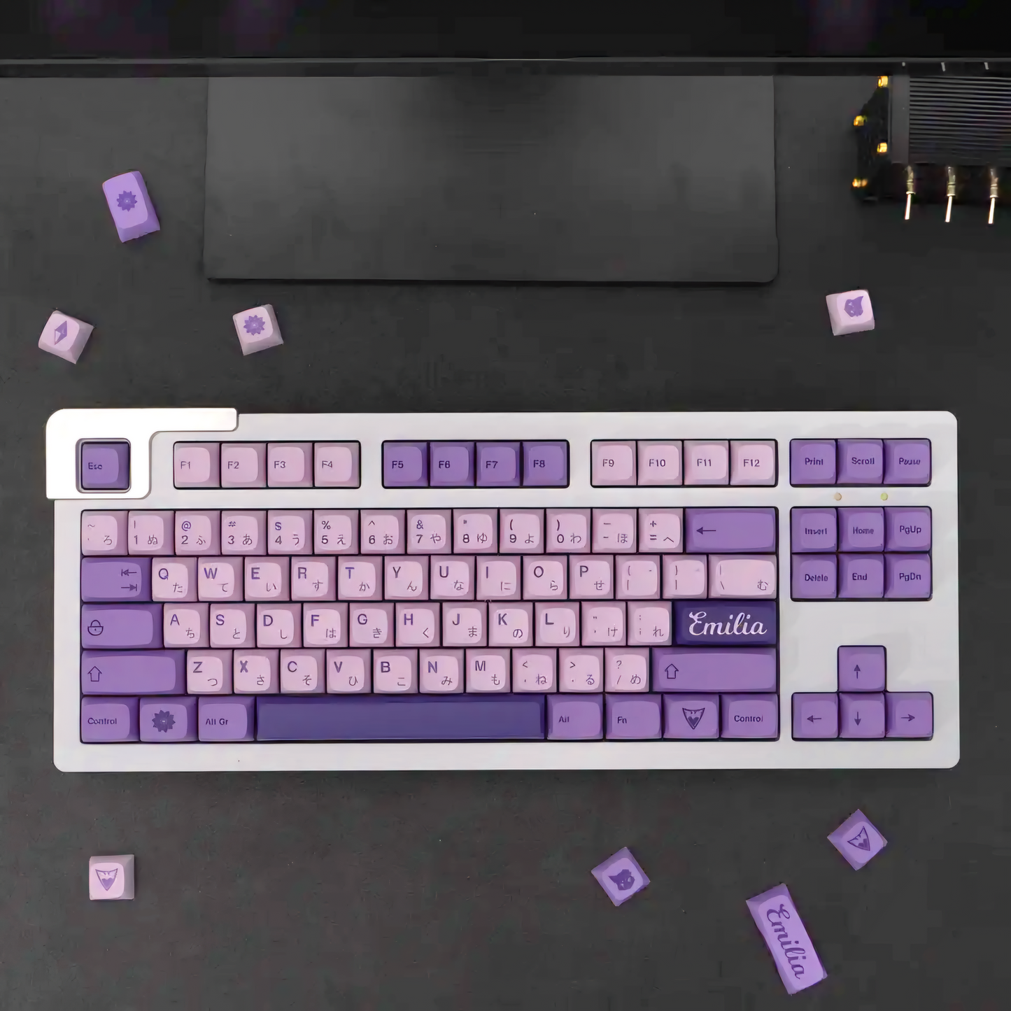 Frost Witch Japanese Thick XDA PBT Keycaps