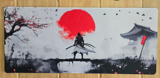 Samurai Fighter Under Red Sun Super Smooth XXL Deskmat