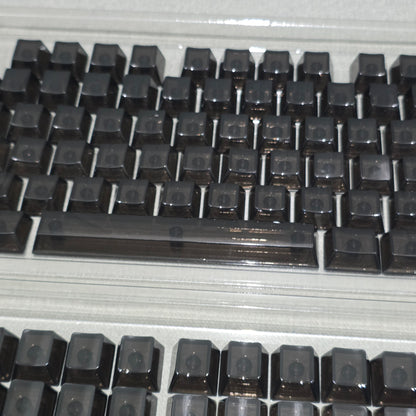 Crystal Blank Transparent Keycaps Full Set