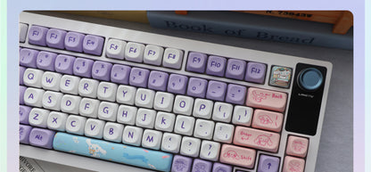 Cinnamon Rabbit MOA PBT Keycaps Mac Compatible