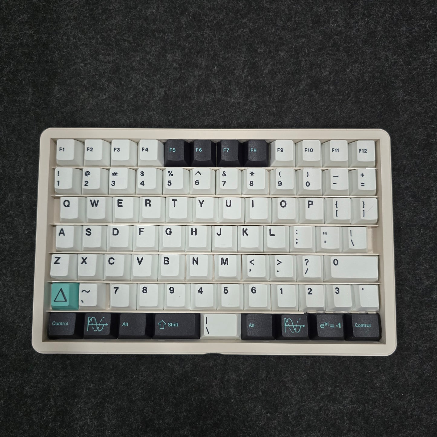 CYL Delta Inspired Cherry PBT Premium Quality Keycaps with High Quality Keys Storage Box