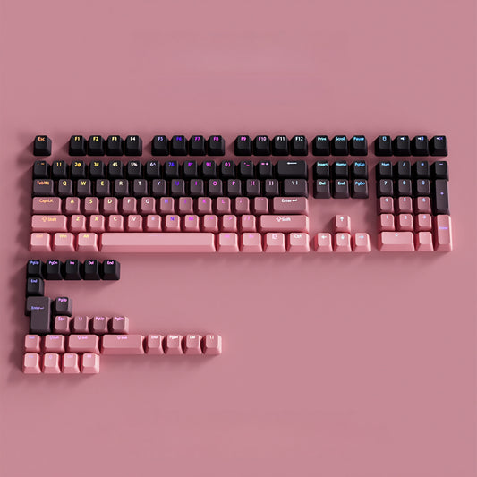 Sakura Noir Top Backlit OEM Keycaps