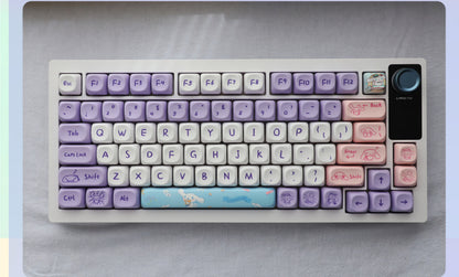 Cinnamon Rabbit MOA PBT Keycaps Mac Compatible