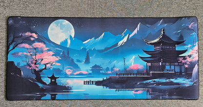 Sakura Night Scenery Premium Control Surface XXL Deskmat