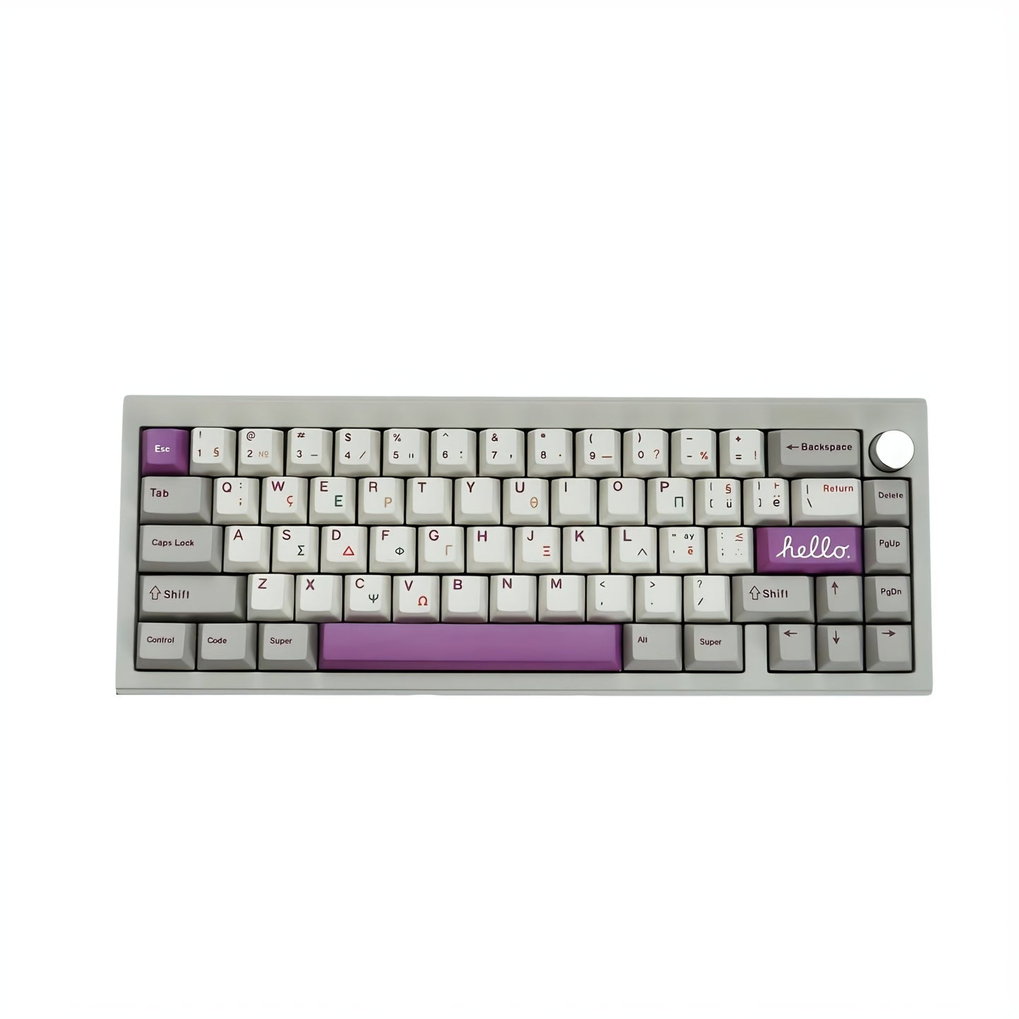 Vintage Purple Greek Cherry PBT Keycaps