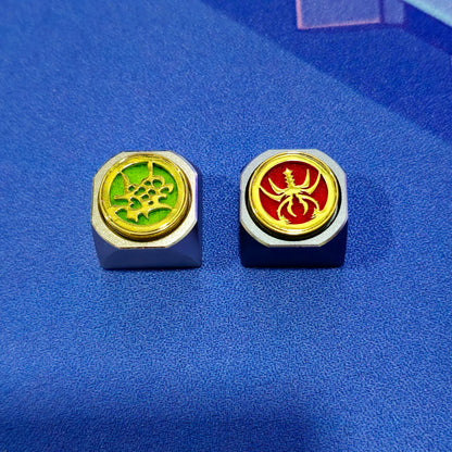 Rotating Metal Artisan Keycaps 1u