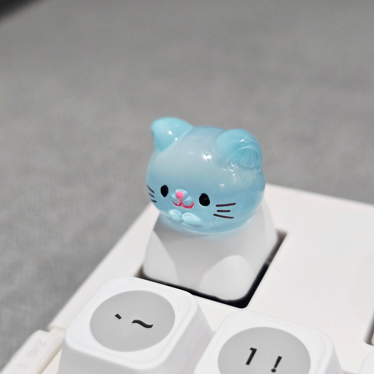 Gengar Capybara Kitten Ditto Resin Artisan Keycap