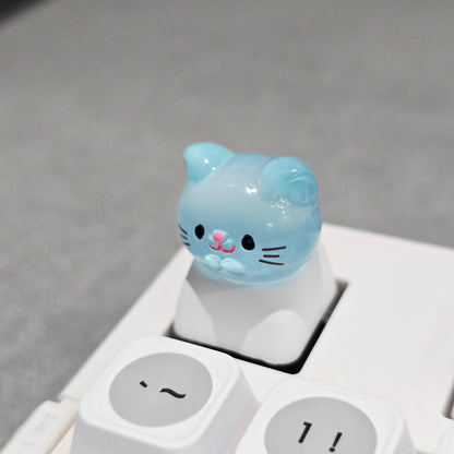 Gengar Capybara Kitten Ditto Resin Artisan Keycap