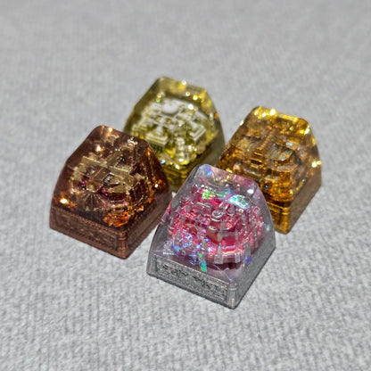 Ancient Egypt Temples Resin Handmade Artisan Keycap 1u