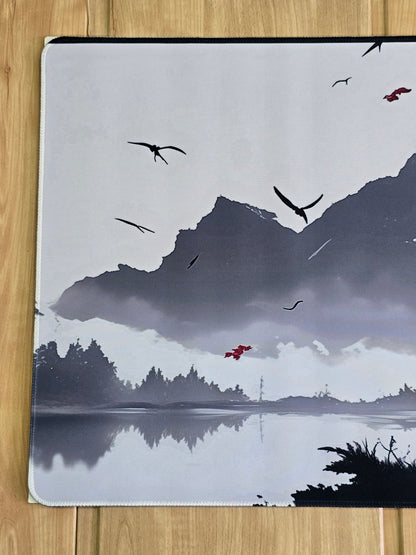 Samurai Warrior Cherry Blossom Smooth XXL Deskmat