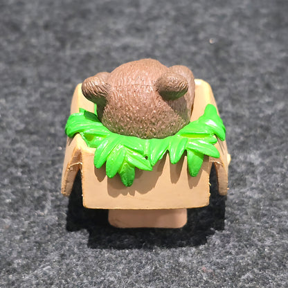Teddy in Basket Resin Artisan Keycap