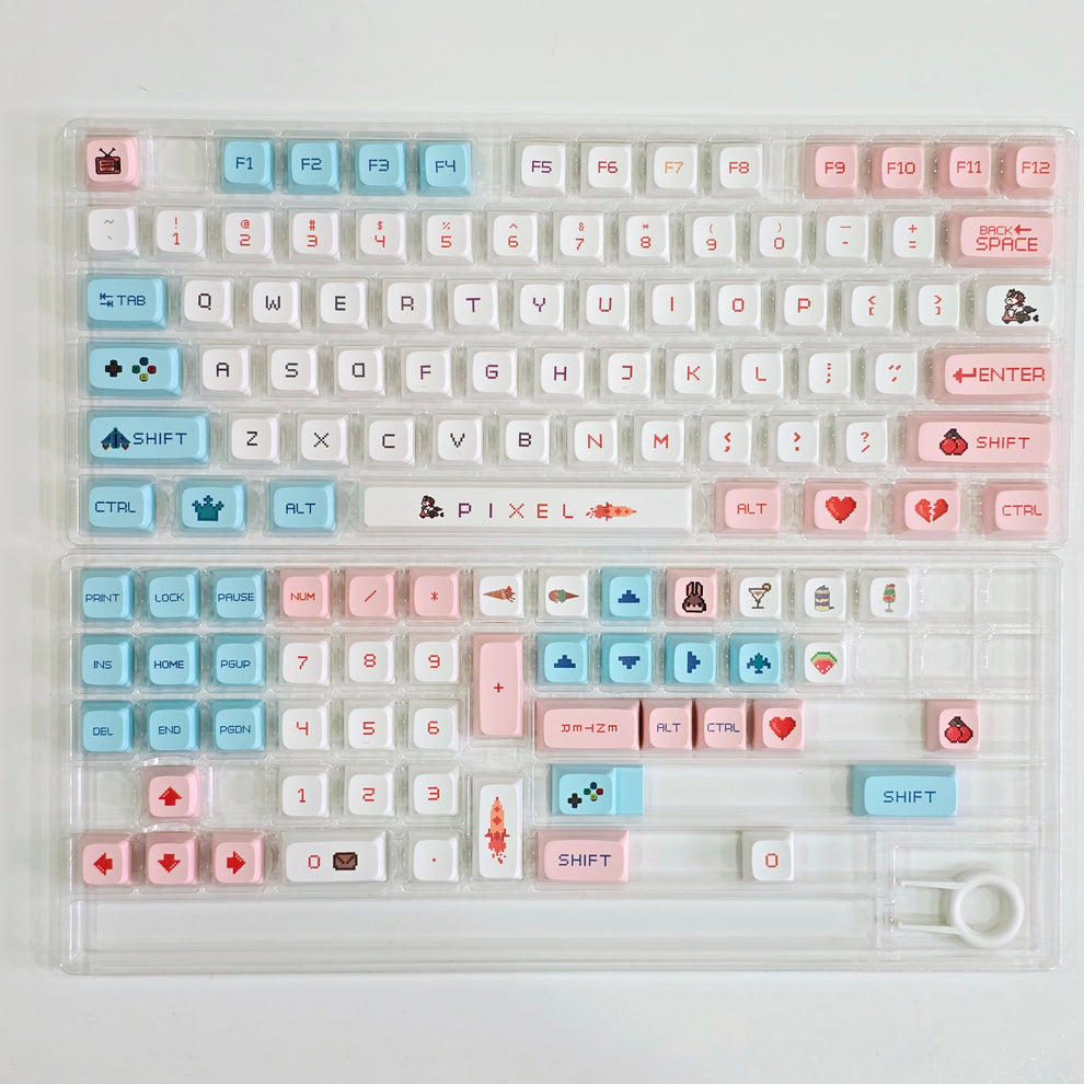 Pixel Wars XDA Thick PBT Keycaps – CuriosityCaps