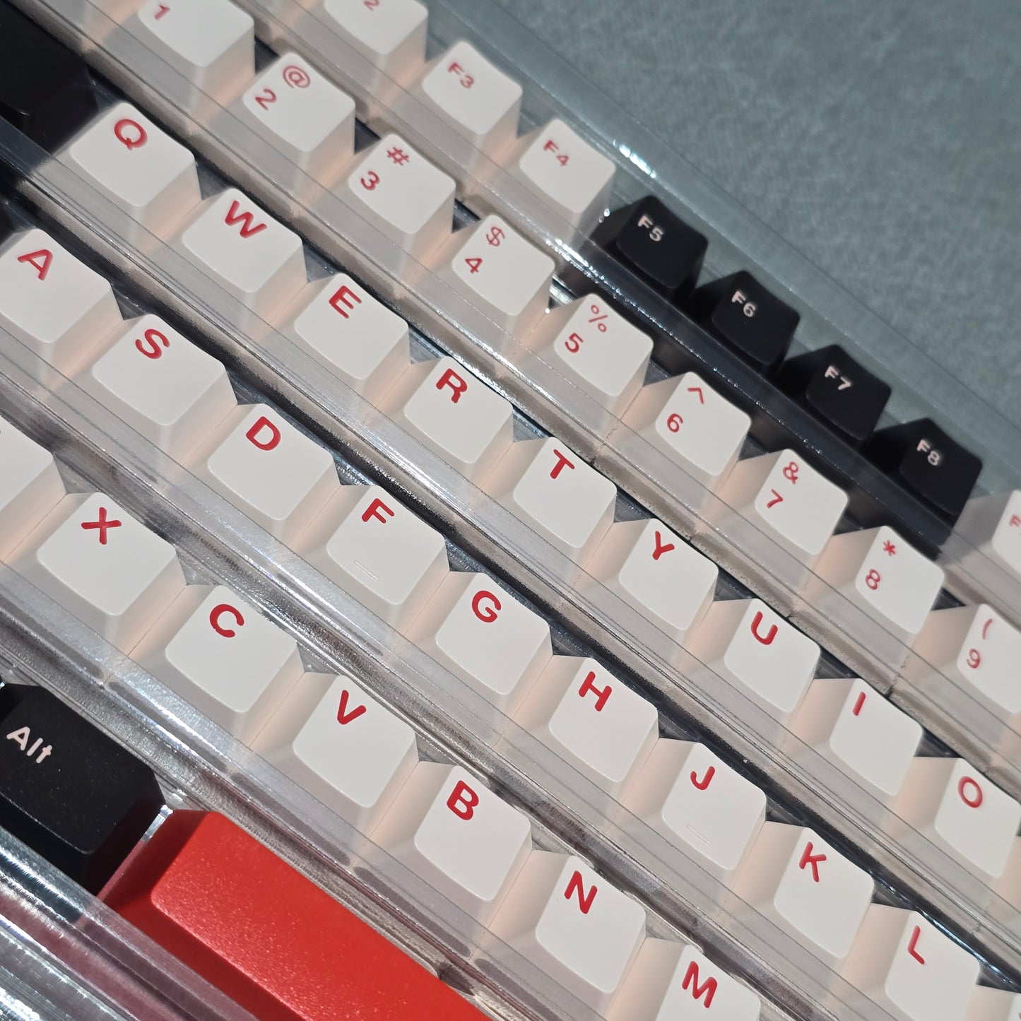 Cranberry Crush Quality Cherry Doubleshot Keycaps