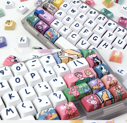 Spray XDA/MOA PBT Keycaps V2