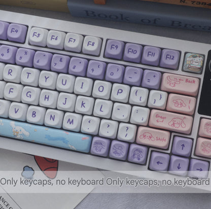 Cinnamon Rabbit MOA PBT Keycaps Mac Compatible