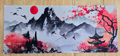Cherry Blossom Landscape Smooth XXL Deskmat