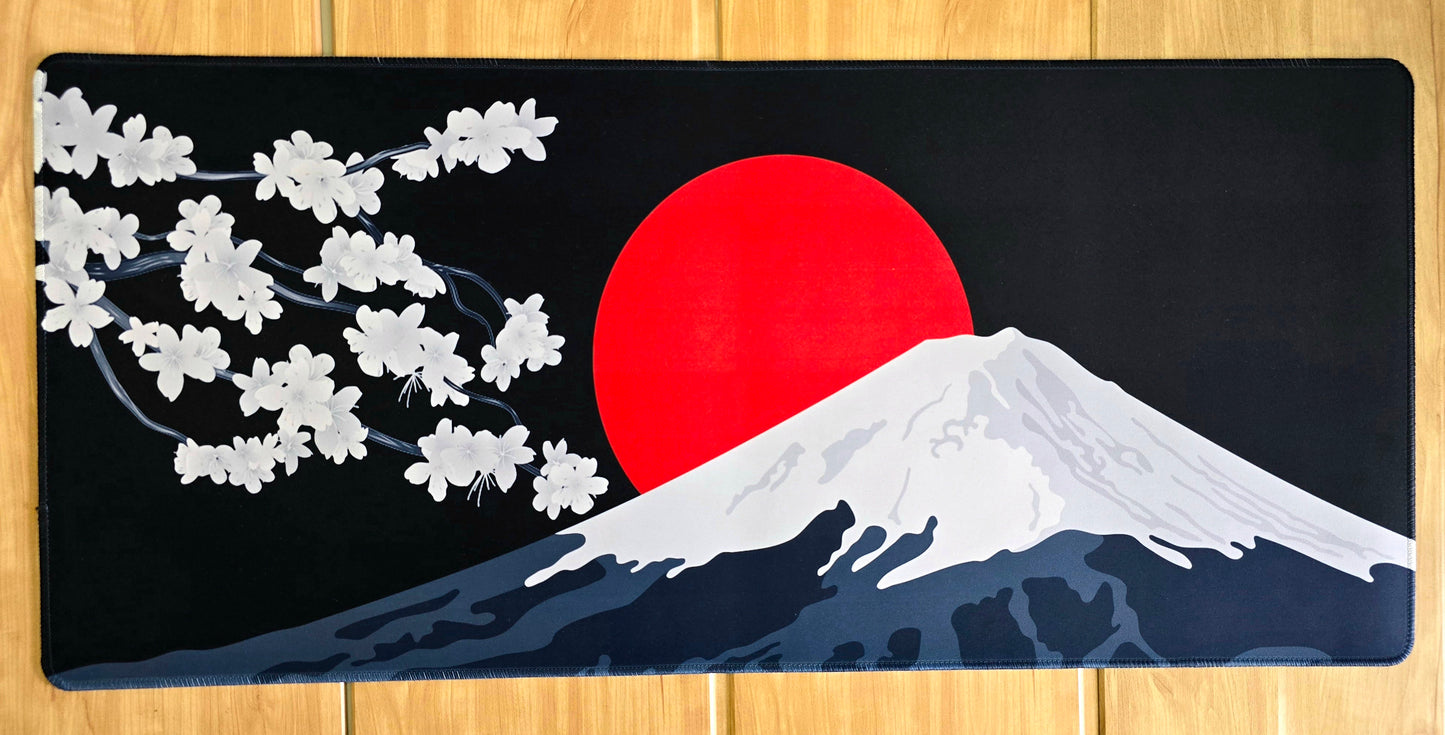 Night Sakura Mountain Super Smooth Speed Edition DeskMat