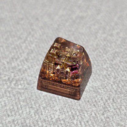 Ancient Egypt Temples Resin Handmade Artisan Keycap 1u