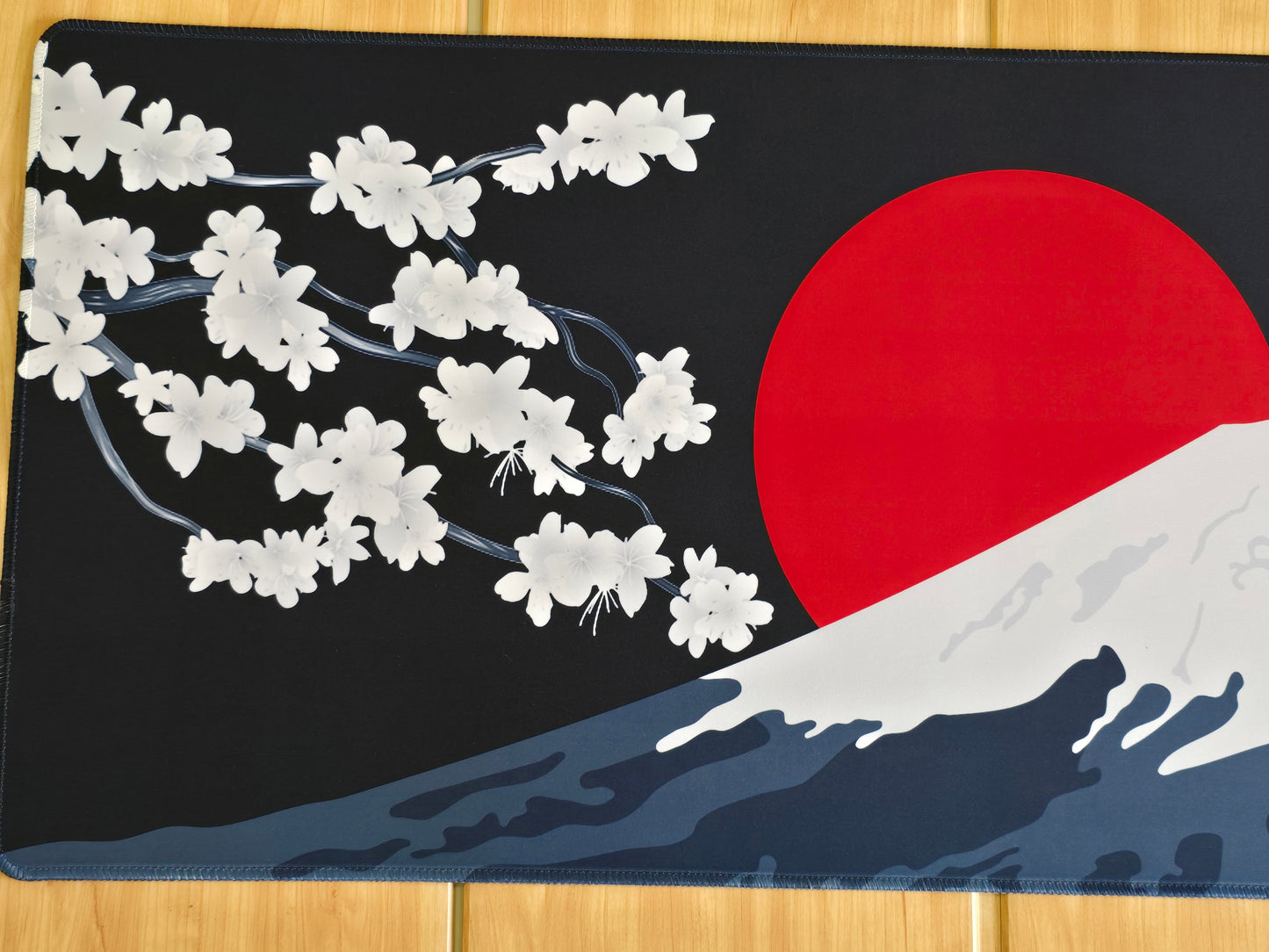 Night Sakura Mountain Super Smooth Speed Edition DeskMat