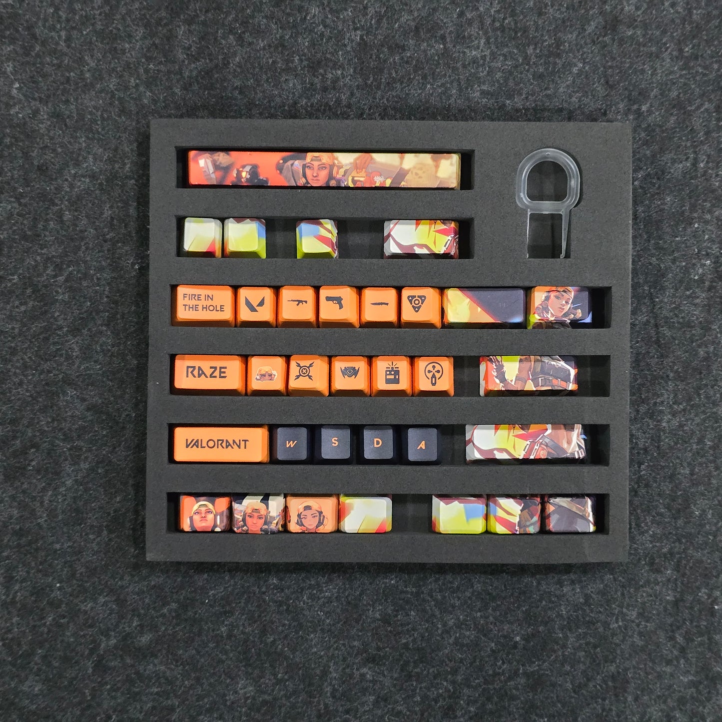 Valorant RAZE Special Edition High Quality Keycaps 33 Keys