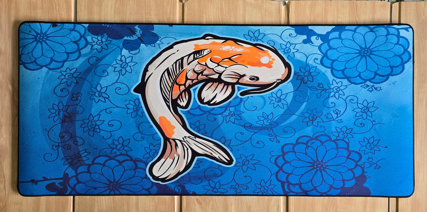 Gold Koi Fish Premium Control Surface XXL Deskmat