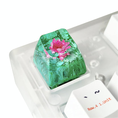 Flower Series Resin Artisan Keycap 1U