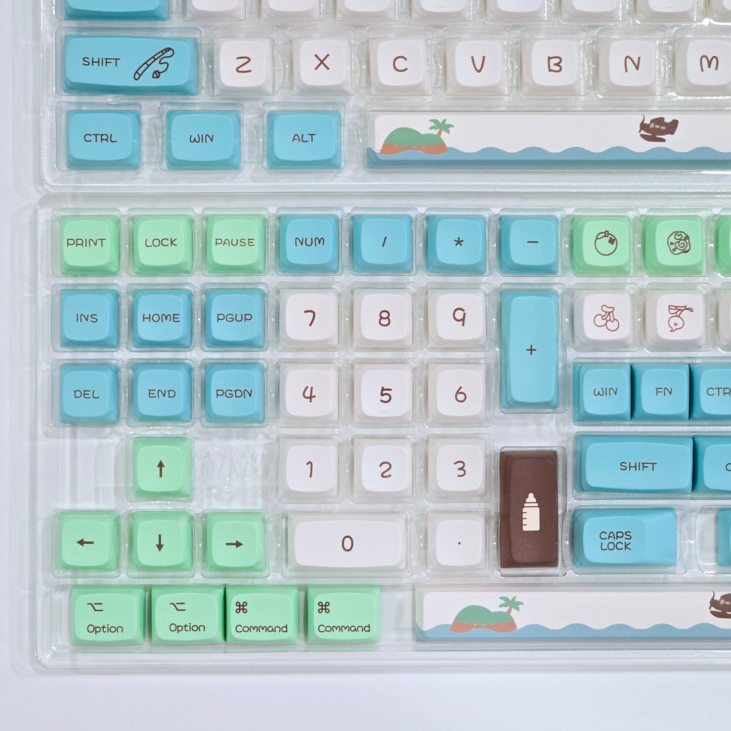 Animal Forest XDA PBT Keycaps Mac Compatible