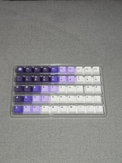 Lilac Gradient Premium Cherry PBT Thick 95 Keycaps