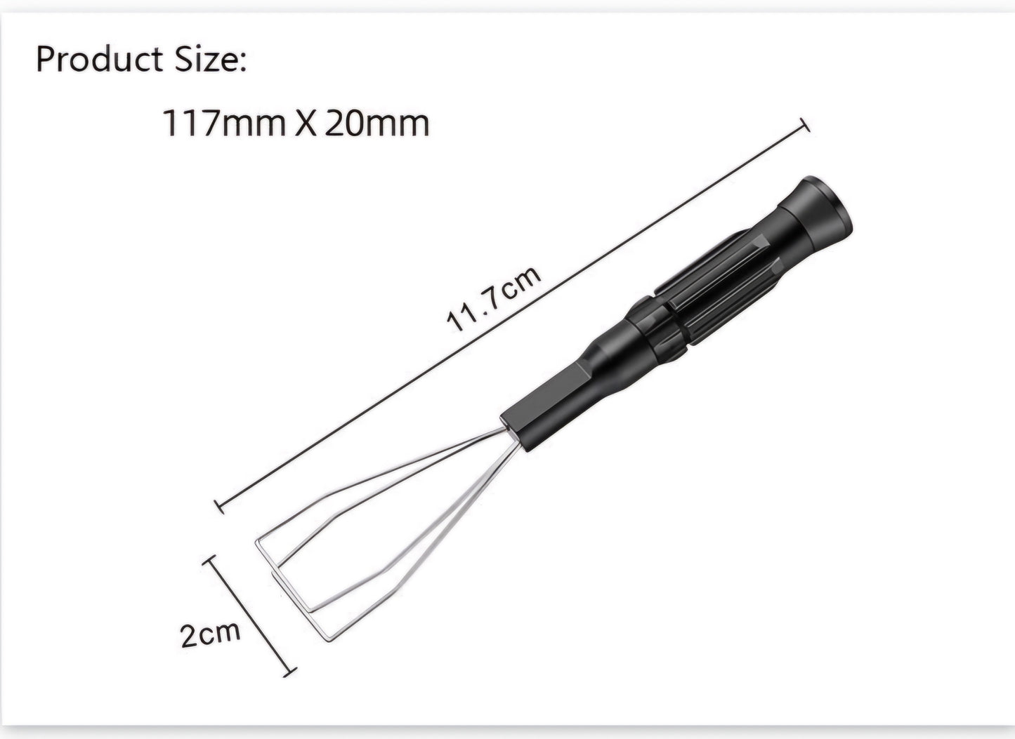 3 In 1 Detachable Wire Keycaps Puller Screwdriver