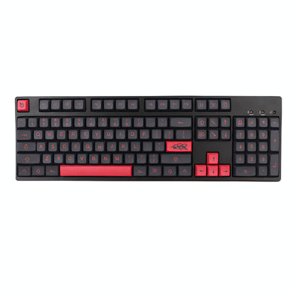 Mizu Red Black XDA PBT Keycaps