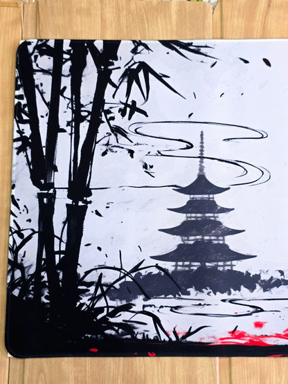 Samurai Warrior Black White Smooth XXL Deskmat