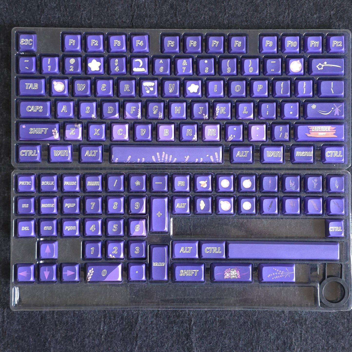 Lavender XDA PBT Keycaps