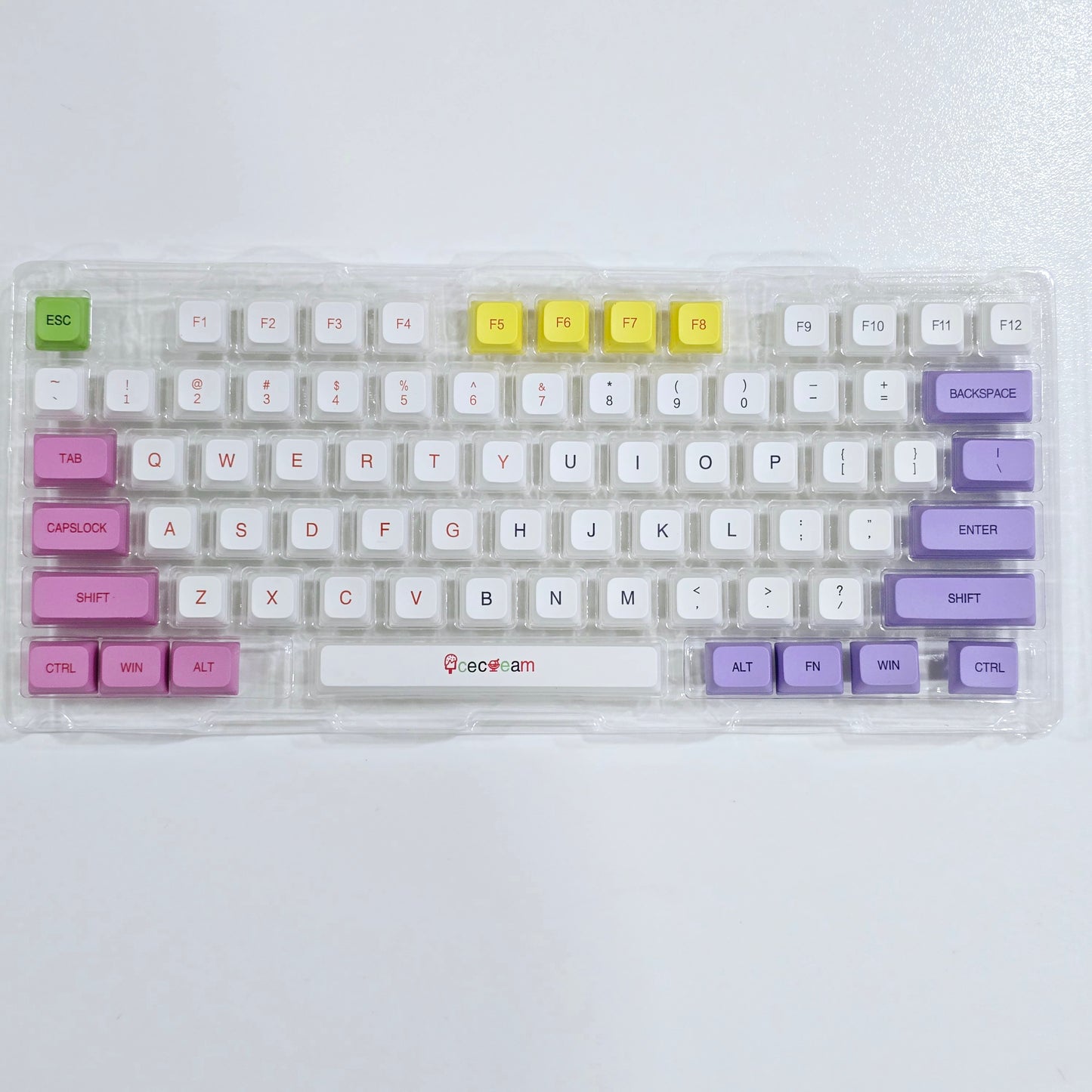 Ice Cream XDA PBT Keycaps BB Version