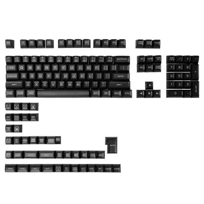 Black Jade Translucent SA Profile Doubleshot PBT Keycap