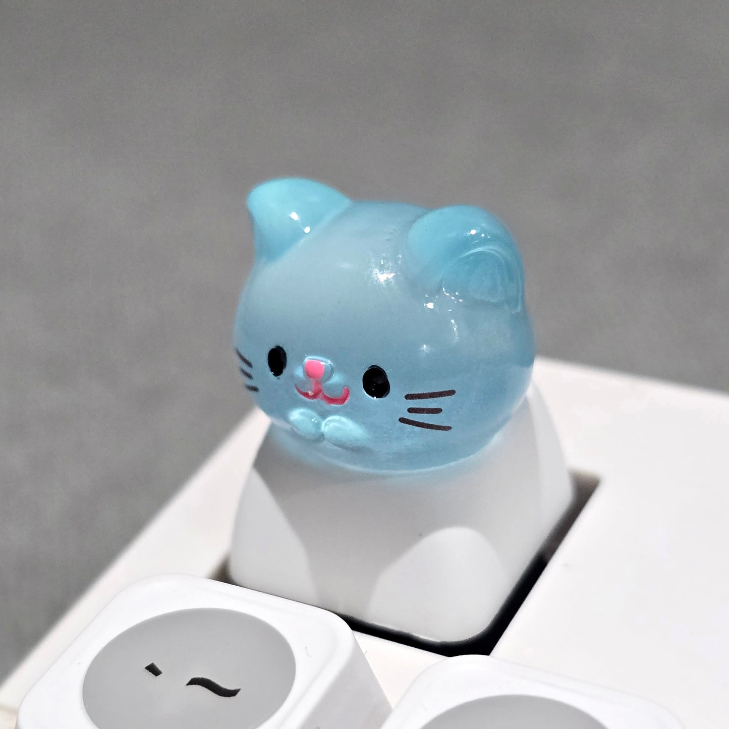 Gengar Capybara Kitten Ditto Resin Artisan Keycap