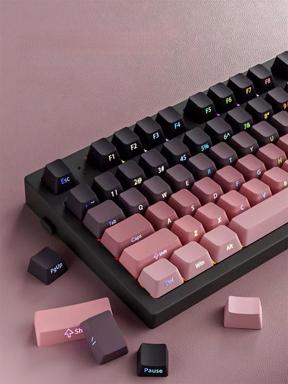 Strawberry Side Backlit OEM Doubleshot PBT Keycaps