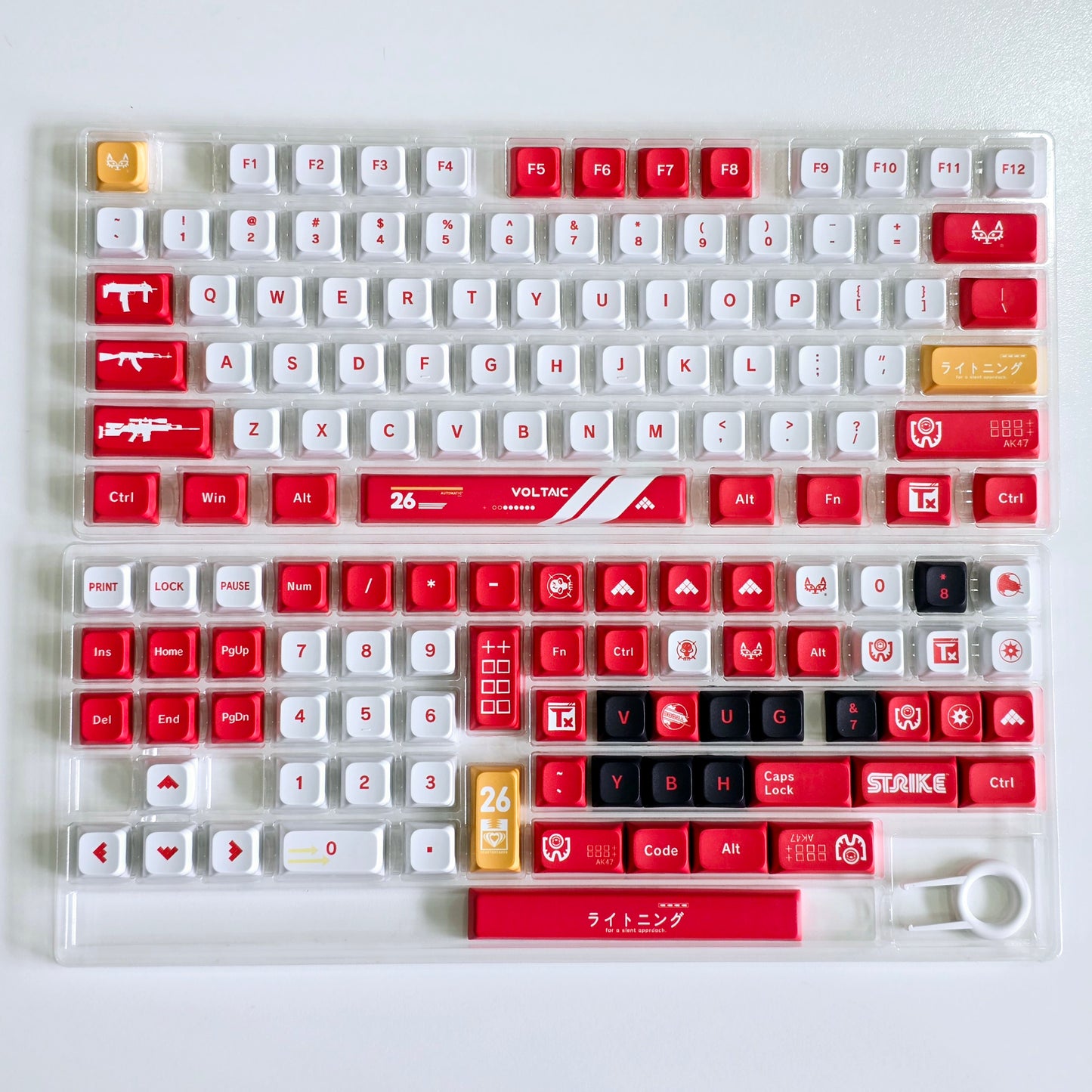 Counter Strike Bloodsport XDA PBT Keycaps