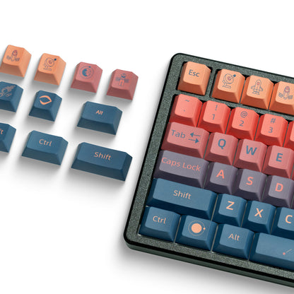 Spacecraft Gradient Cherry PBT Keycaps