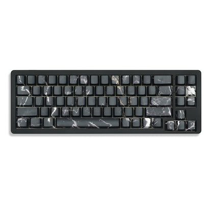 Black Marble Side Backlit Cherry Pbt Keycaps