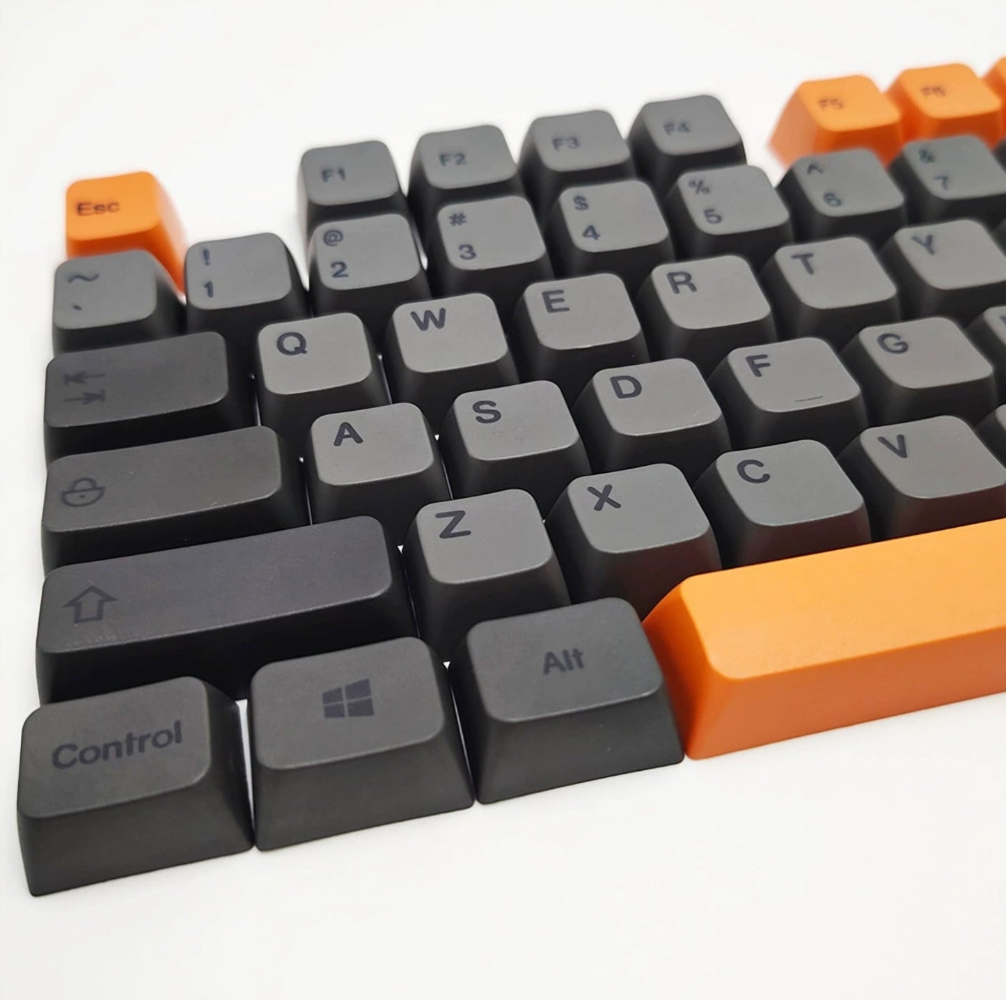 Carbon MDA PBT Keycaps