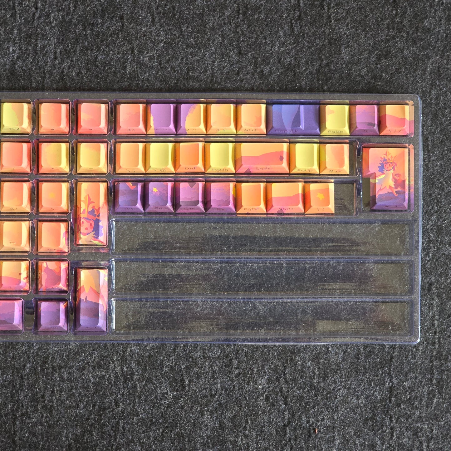 Polaris Side Backlit Doubleshot Cherry PBT