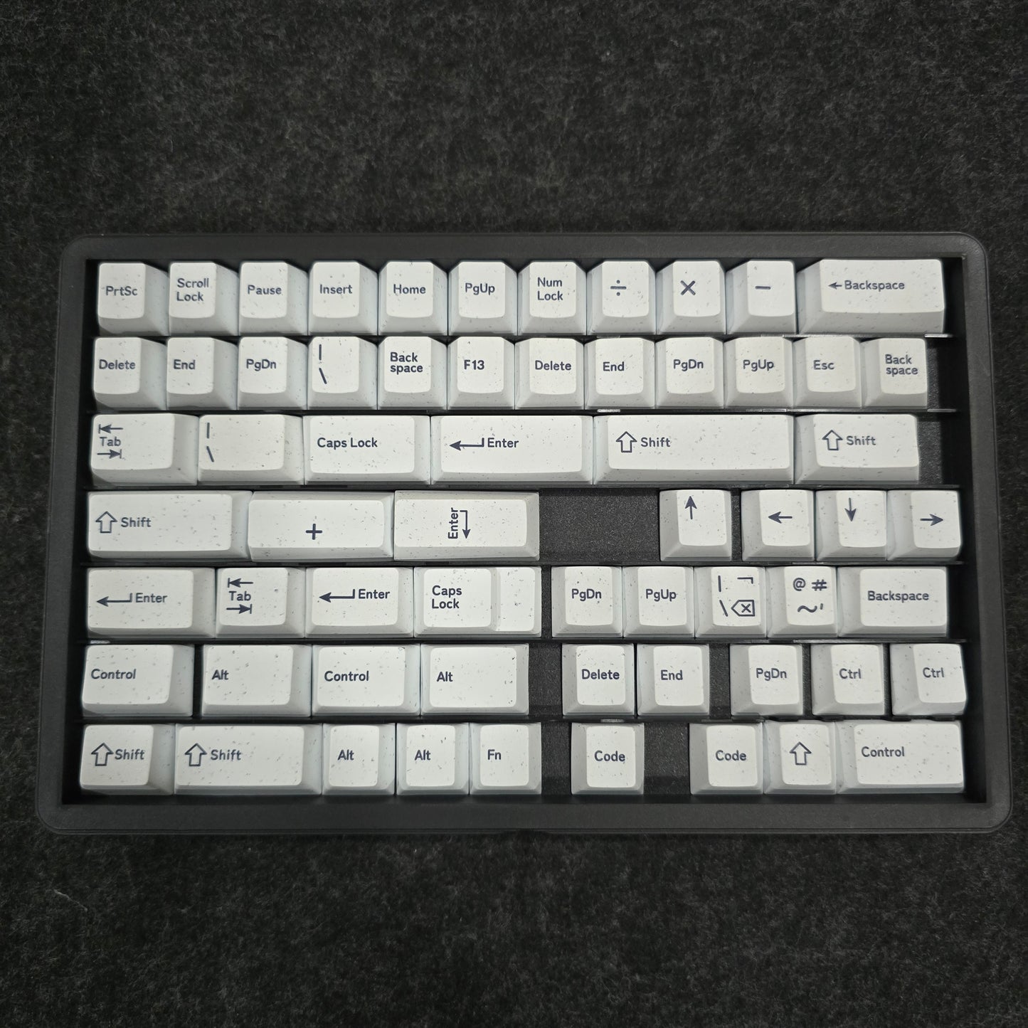 Quartz Stone Premium Cherry PBT Keycaps With High Quality Keys Storage Box