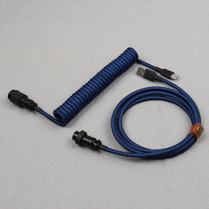 Lano Dark Blue Gx16 Aviator Connector Premium Mechanical Keyboard 3.5m Cable