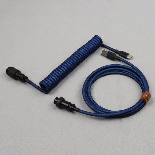 Dark Blue Gx16 Aviator Connector Premium Mechanical Keyboard 3.5m Cable